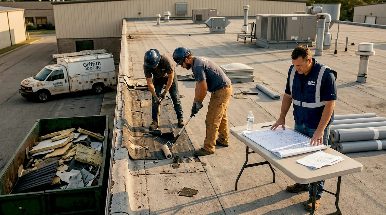 Occupied Building Reroofing Commercial Roofing Spokane WA for Commercial Roofers Spokane